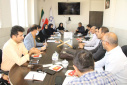 برگزاری جلسه هماهنگی با کارشناسان مسئول بهداشت محیط شبکه های بهداشت تابعه