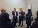 بازدید معاون بهداشت استان از کلینیک حضرت ولیعصر(شرکت نفت) شهر مهاجران