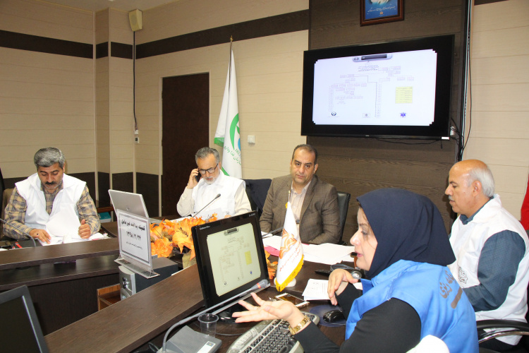 کارگروه پدافند غیر عامل ، مرکز بهداشت استان مرکزی، ۲۴ اردیبهشت ماه