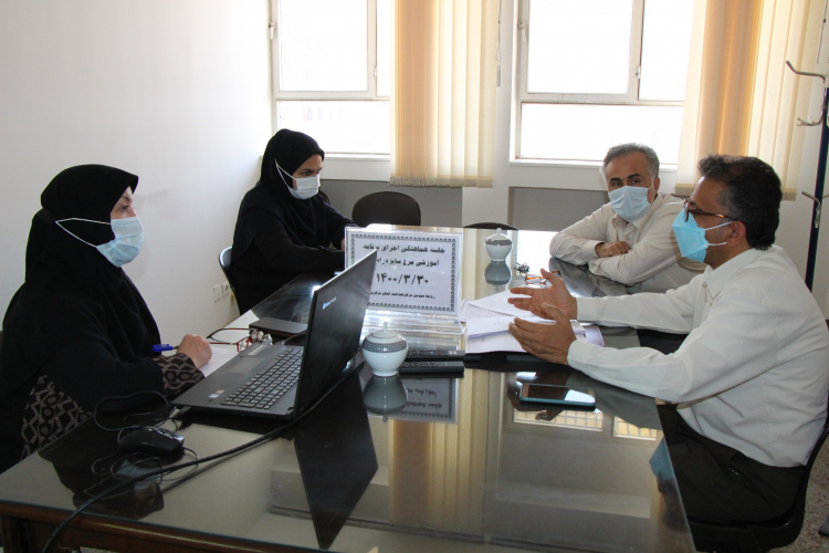 جلسه هماهنگی اجرای برنامه آموزشی مرغ سایز در استان،  سالن جلسات مرکز بهداشت استان مرکزی، ۳۰ خرداد ماه