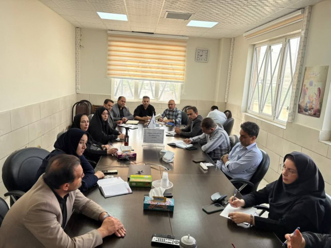 برگزاری جلسه ماهیانه کارشناسان بهداشت محیط در معاونت بهداشت
